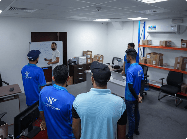 Team at work